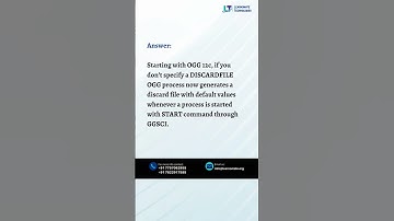 While creating Replicat process in OGG forgot to specify the DISCARDFILE parameter.What will happen