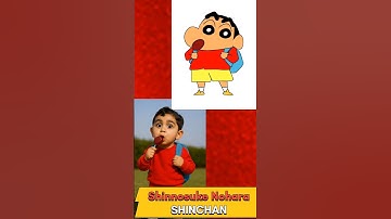 Shinchan Real Life Characters #shinchan #cartoon #shorts #viralvideo