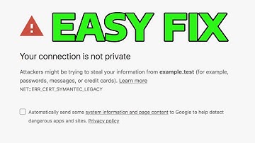 How To Fix HSTS Error in Google Chrome (Your Connection is Not Private)