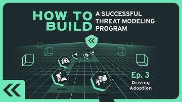 How to build a successful threat modeling program: Episode 3 - Driving Adoption