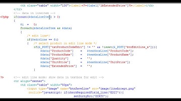 PHP 14/30 Create Invoice Line Item