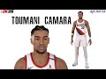 Toumani Camara Face Creation in NBA 2K25
