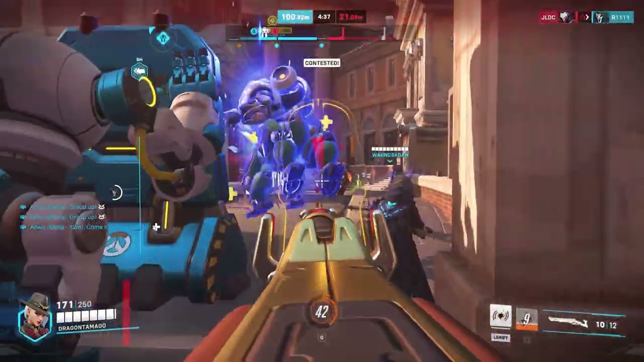 Overwatch2: Competitive [ Ashe gameplay ] (no commentary)