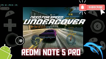 NFS Undercover Wii Dolphin MMJ Gameplay+Settings || Redmi Note 5 Pro Snapdragon 636