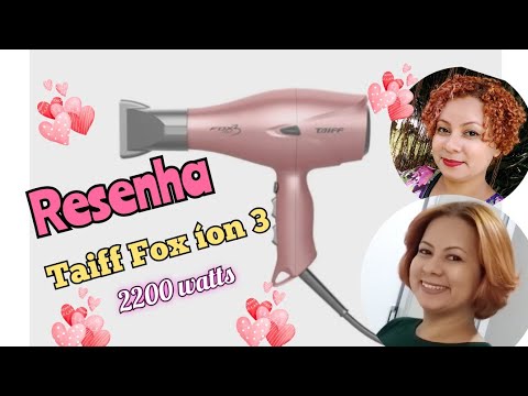 Taiff Secador De Cabelo Fox Ion3 Rose Profissional 2200w