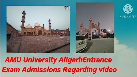 AMU B.arch and M.arch Entrance Exam result check official website information regarding Video