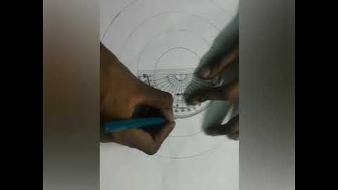 Basic procedure for Mandala Art - Drawing grid lines