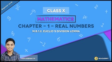 Mathematics (Beginner Level) | M.B.1.2. Euclid
