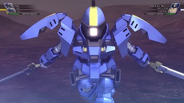 SD Gundam G-Generation Cross Rays - Graze Ritter (McGillis) All Animations