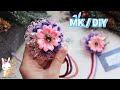 Любимые цветочки для ПРИНЦЕССЫ / мк канзаши DIY Kanzashi flowers for the PRINCESS