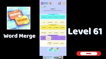🧠 Word Merge Level 61 Answers | Step-by-Step Guide 🔠 | Go Answer