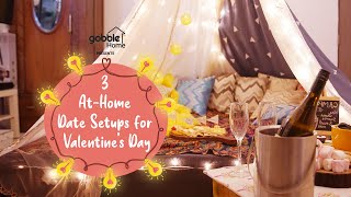 Gobble | 3 Date Setups At-Home for Valentine's Day | Indoor Camping, Movie Night & Game Night screenshot 5