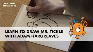 Learn how to draw Mr. Tickle with Mr. Men illustrator Adam Hargreaves