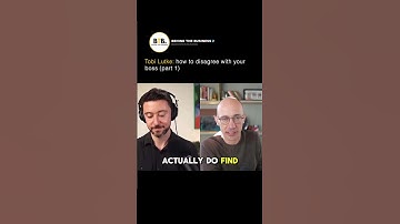 Tobi Lutke how to disagree with your boss (part 1)