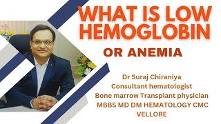 WHAT IS LOW HEMOGLOBIN ??? OR ANEMIA hematologist hematology anemia