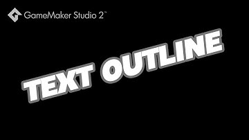 Game Maker Studio 2 [CZ/SK] Tutorial - Text Outline