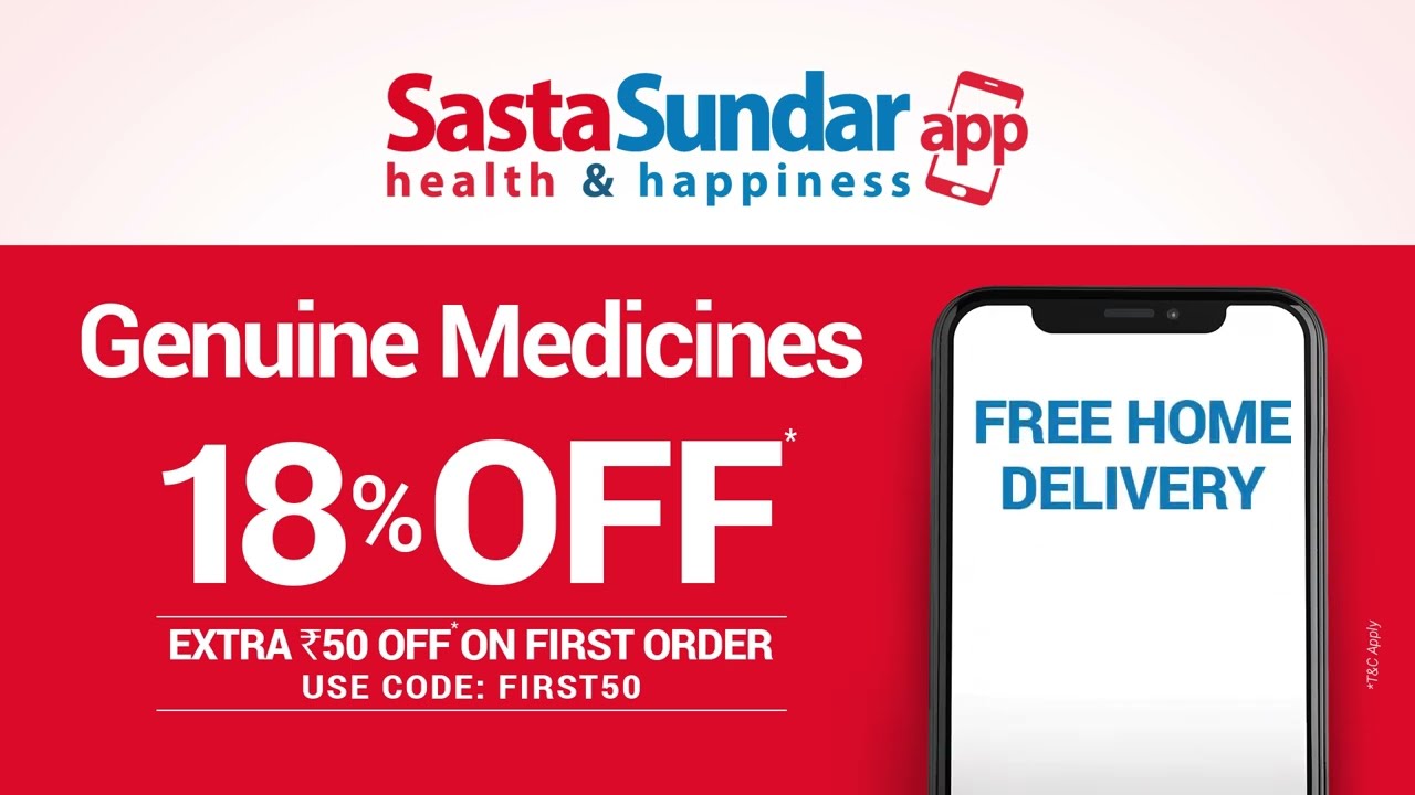 18% OFF + ₹50 OFF on first order. Free delivery, order now!