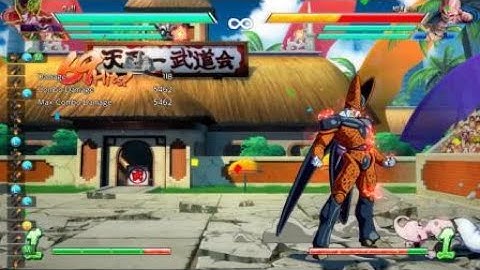 Cell Fullscreen Solo 2S Confirm Combo in Sparking