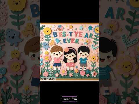 Children and Flowers, End of Year Bulletin Board Ideas, Best Year Ever - 4951
