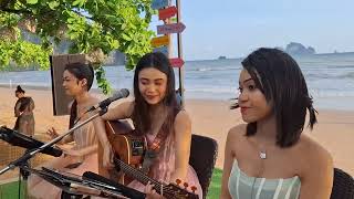 Stunning performance at AO Nang Beach Krabi Thailand.... Beautiful beach vibes in musical melody...