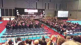 2016 UHS Graduation Cap Toss