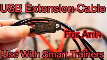 USB Extension Cable For Ant+ Use With Smart Trainers "Cycling Tips"