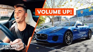 Tunnel Runs in the Jaguar F-Type (LOUD EXHAUST) // Ash Davies on Cars