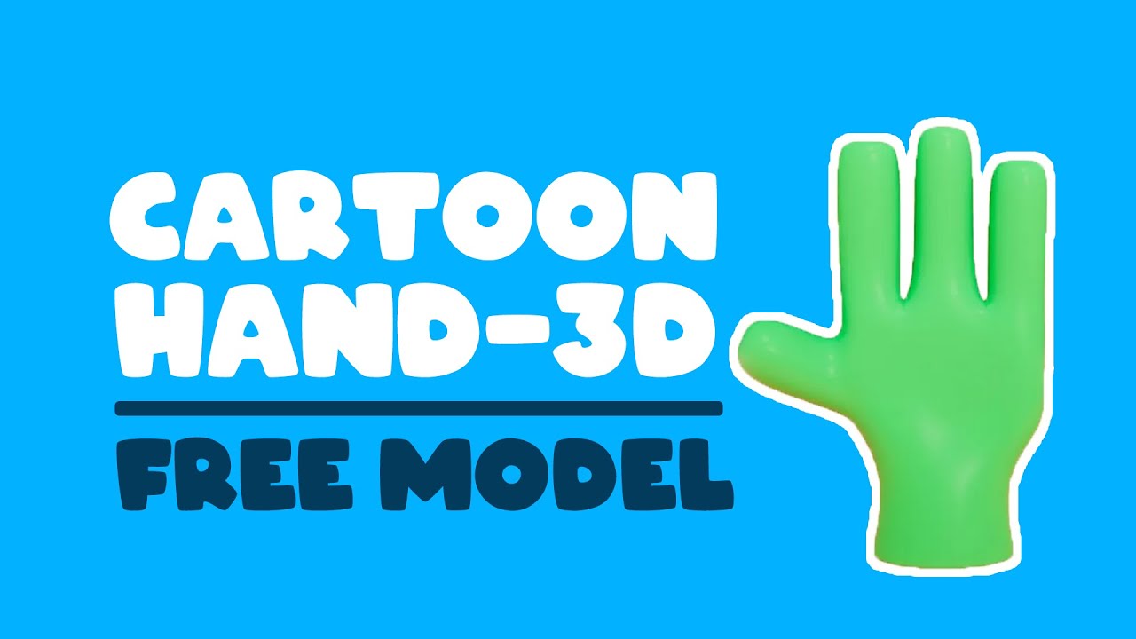 Modeling Cartoon Hand in Maya - YouTube