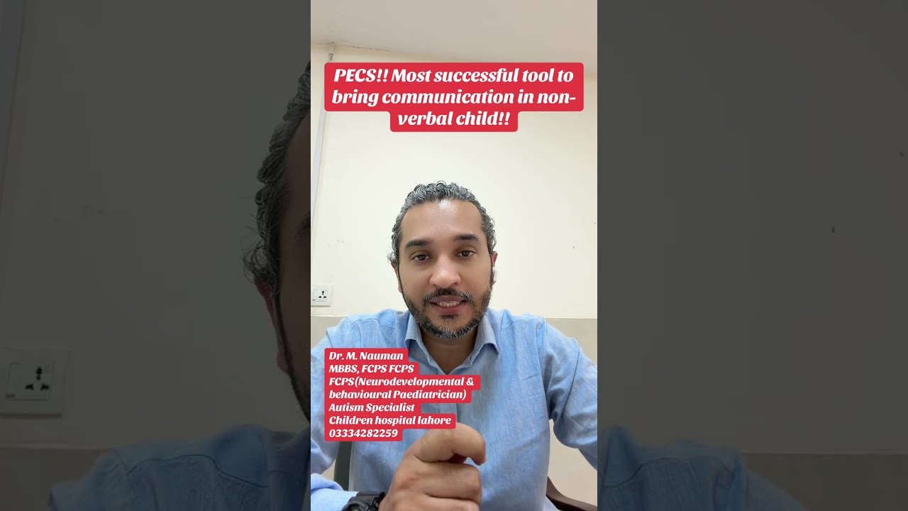 PECS in Autism!! The best tool to improve communication in non verbal child!!