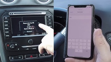 How to pair a mobile to the Ford Audio Sat Nav System in a 2011 Ford Mondeo