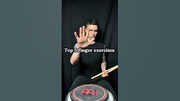 Top 5 Finger Exercises #drums