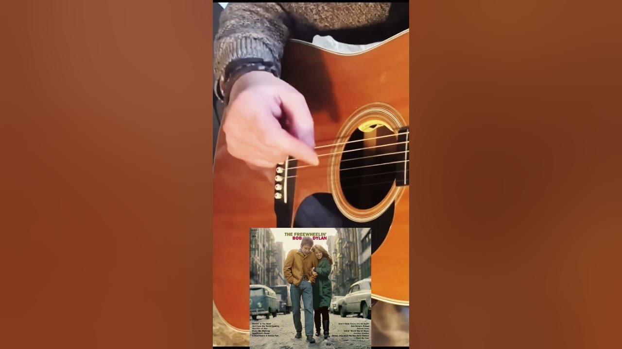 ‘Oxford Town’ Bob Dylan v2 STUDIO TUNING - Guitar Chords (Open D - Capo 6)