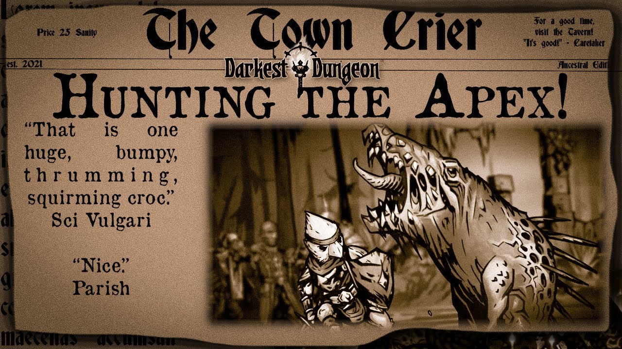 Darkest Dungeon Season 3 Part 165 Apex Crocodilian [Modded] YouTube