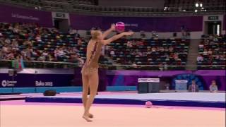 Yana Kudryavtseva RUS Ball AA European Games Baku 2015