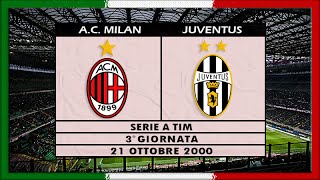 Serie A 2000-01, g03, AC Milan - Juventus (RU)