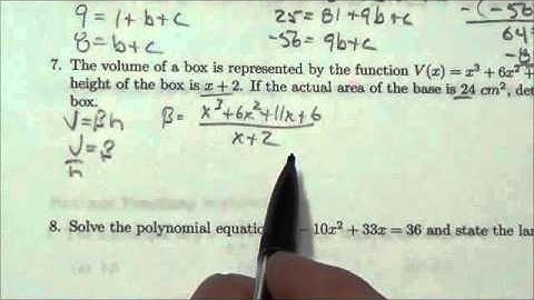 Math 30-1 Functions Review, Poly #7