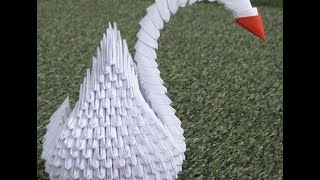 Идеи рукоделия. Модульное оригами для начинающих (origami). Лебедь из бумаги.Урок 3. Идеи рукоделия. Модульное оригами для начинающих (origami). Лебедь из бумаги.Урок 3.