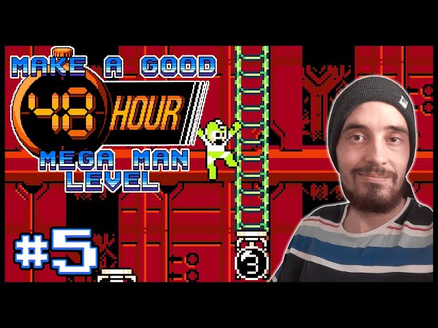 Make a Good 48 Hour Mega Man Level [5] - AUTOSCROLLS & COUNTDOWNS!