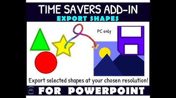 Export Shapes - Time Savers Add-in for PowerPoint Preview Video