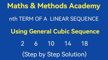 How to find the nth Term of a Linear Sequence | Easy Algebra Tutorial