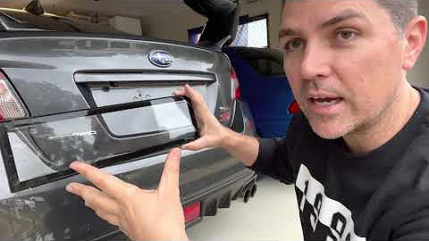 2021 Subaru WRX STi Spec R- Don't make this error with your Personal Plates (3)