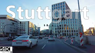 Driving Around in Stuttgart Germany 2022 | 4K 60fps Drive Tour