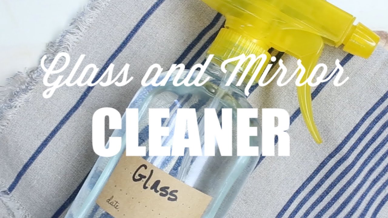 DIY glass and mirror cleaner you can make in 60 seconds