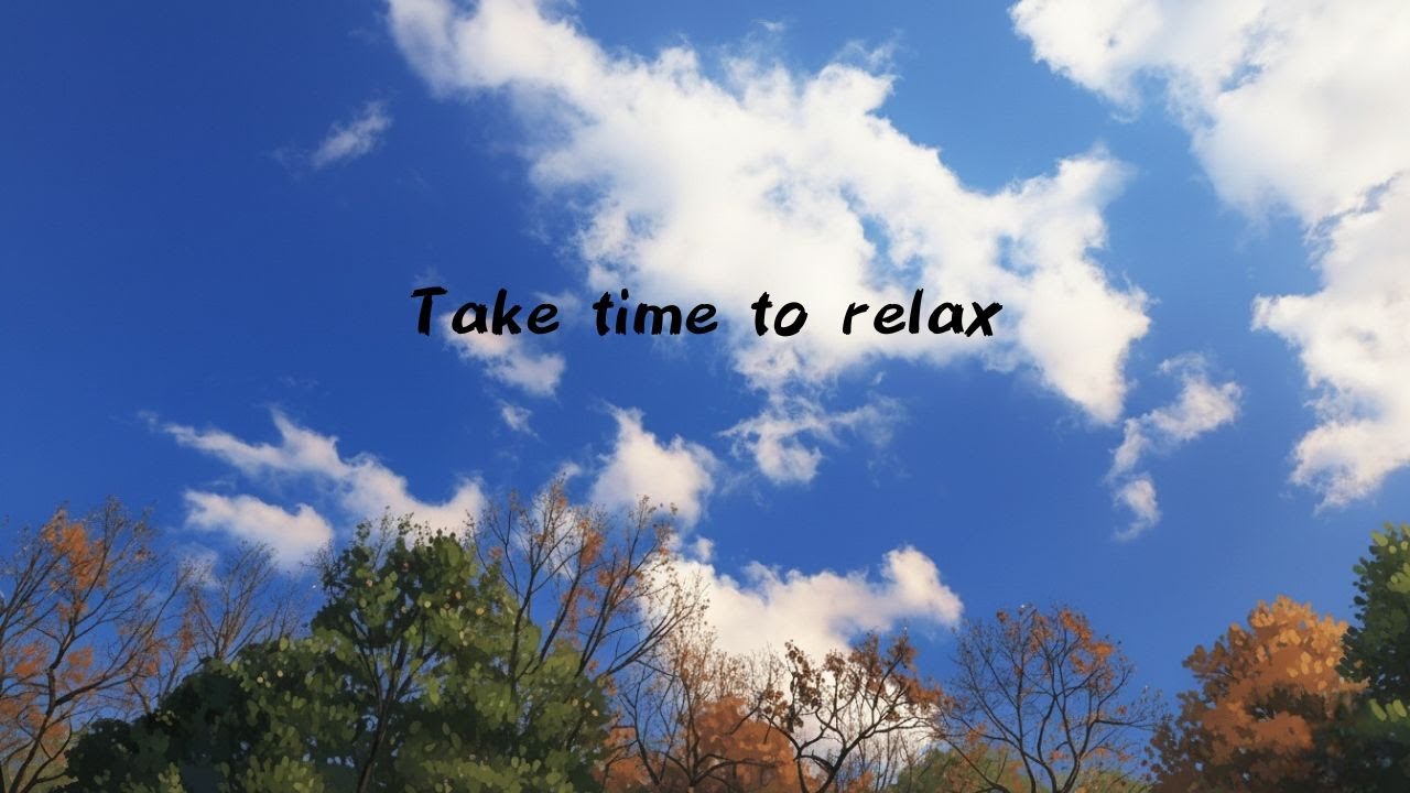 初冬の空と流れる雲