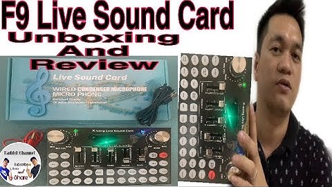 UNBOXING AND REVIEW | K-SONG LIVE SOUND CARD | DaddyB Channel