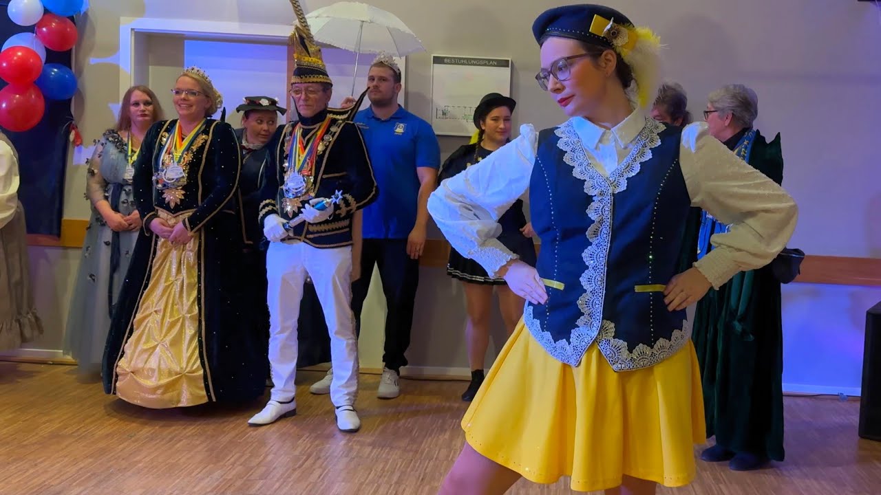 Oche -  Aachener Karneval- Solomariechen am 28.01.2024