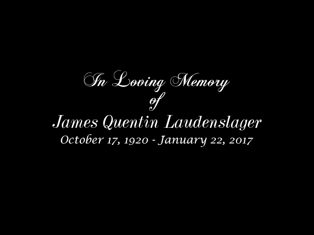 James Laudenslager Memorial Service class=