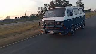 Vw T3 Microbus With 30U Ford V6 Engine On The Road