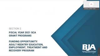 FY21 SCA Adult Reentry Education, Employment, Treatment, and Recovery Program Funding Opportunity