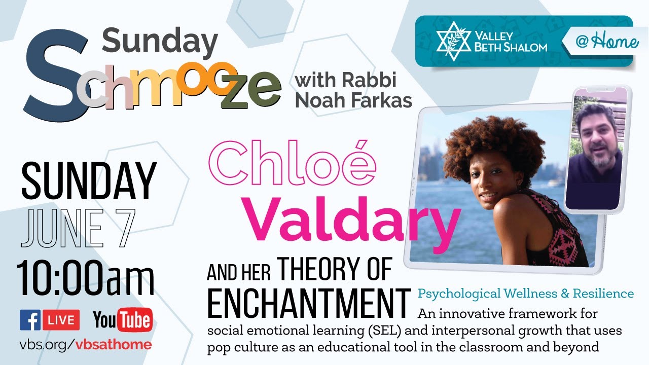Sunday Schmooze with Rabbi Farkas & Guest Chloe Valdary and her Theory ...